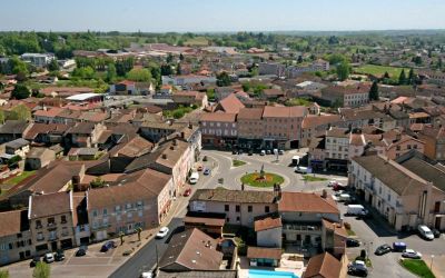 The town of Pont-de-Vaux